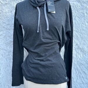 Women's Gray Long Sleeve Hoodie  under Armour Heat Gear new